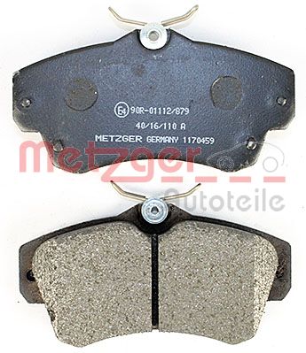 METZGER 1170459 Bremsbelagsatz, Scheibenbremse